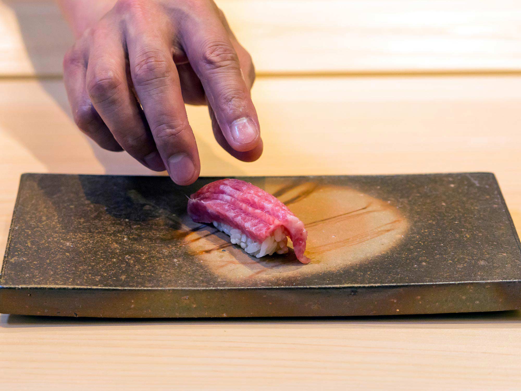 Golden eye snapper  Nigiri, Omakase, Sushi