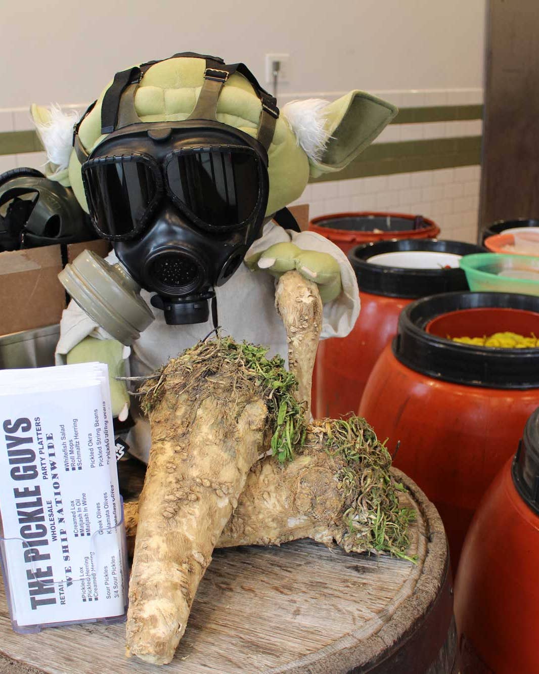 These Pickle Guys Are Grinding 2,700 Pounds of Horseradish for Passover