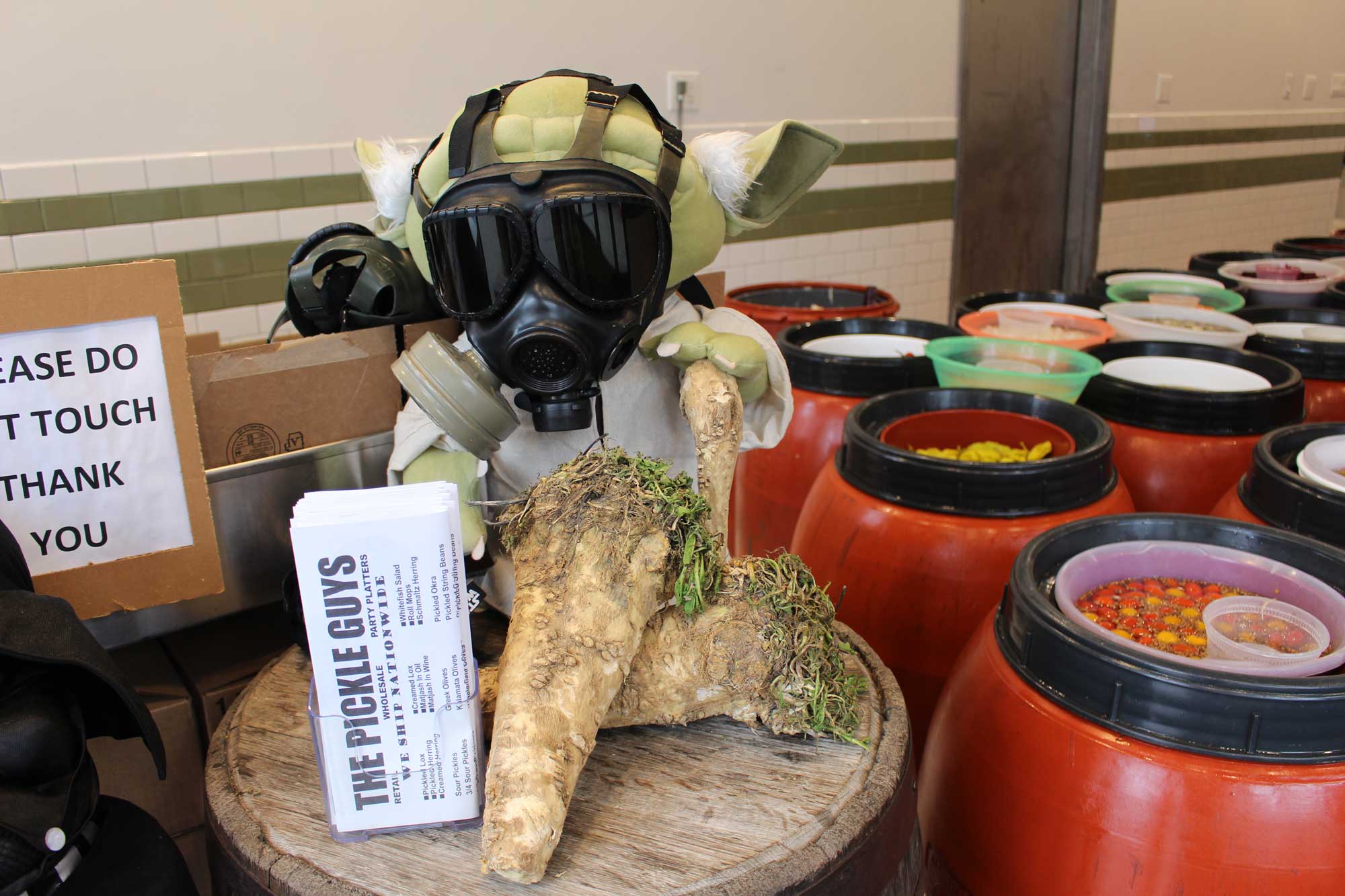 These Pickle Guys Are Grinding 2,700 Pounds of Horseradish for Passover