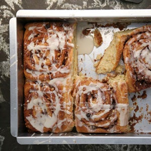 Making Homemade Cinnamon Rolls
