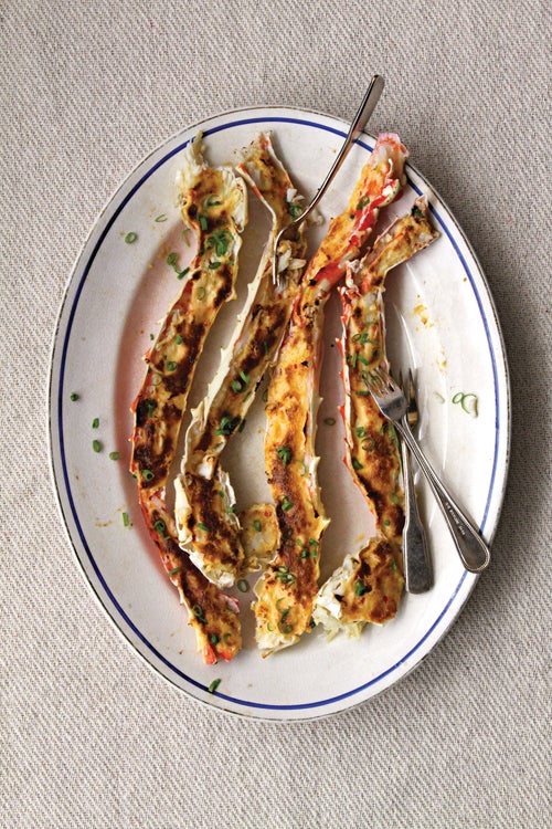 Broiled Crab Legs with Sake