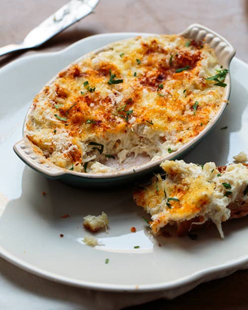 Dungeness Crab and Shrimp Cheese Dip