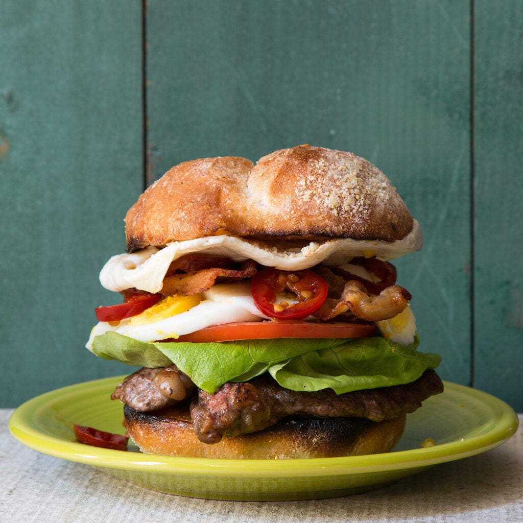 Uruguayan Steak Sandwich (Chivito)