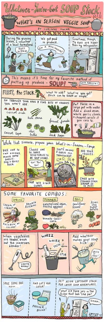 vegetable soup comic strip