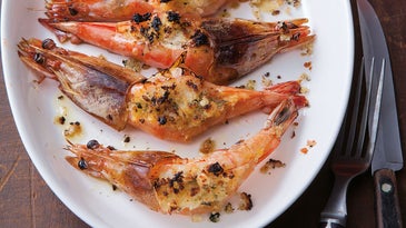Venetian-Style Gratinéed Shrimp (Gamberoni Grigi al Gratin)