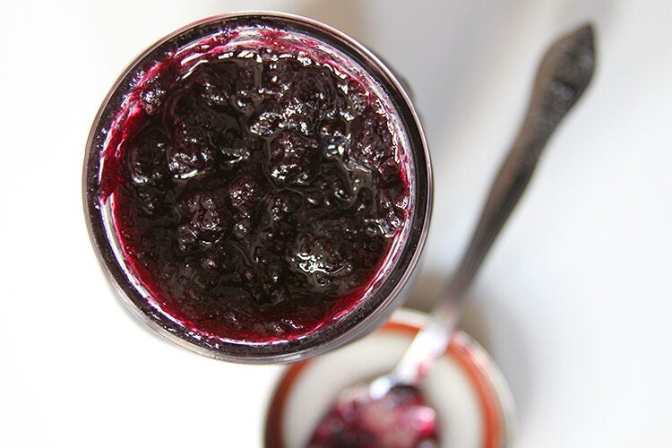 Blueberry Jam with Lemon and Thyme