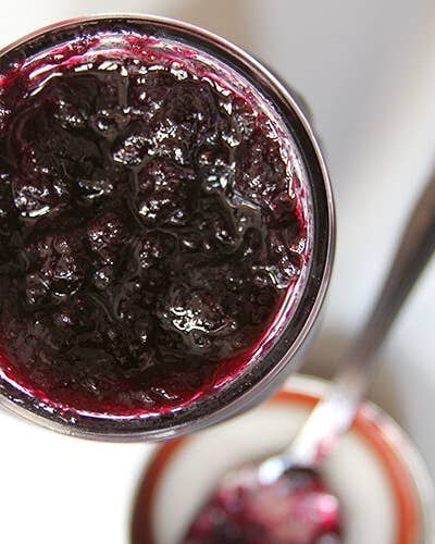 Blueberry Jam with Lemon and Thyme