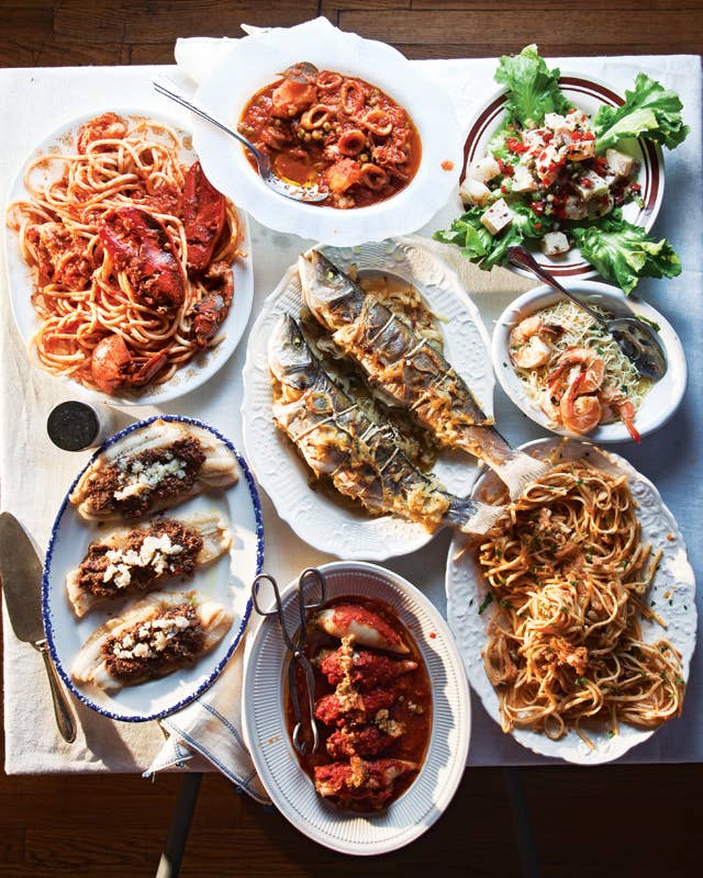 Menu: A Feast of the Seven Fishes for Christmas Eve