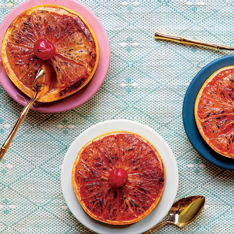 rum-broiled grapefruit