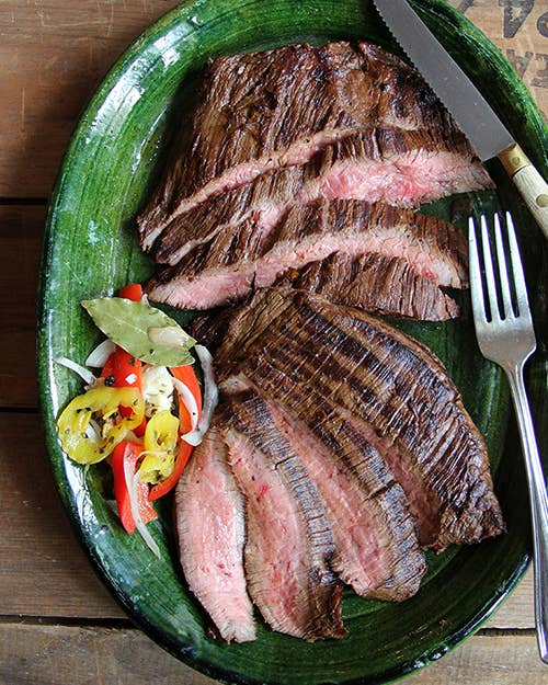 Coffee-and Soy-Marinated Flank Steak