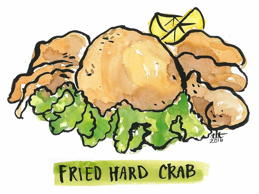Fried Hard Crab
