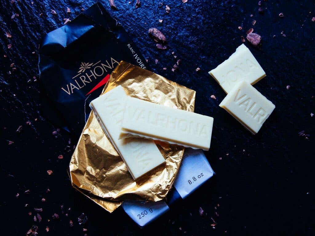 white chocolate valrhona