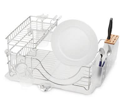 Flip-Top Dish Rack