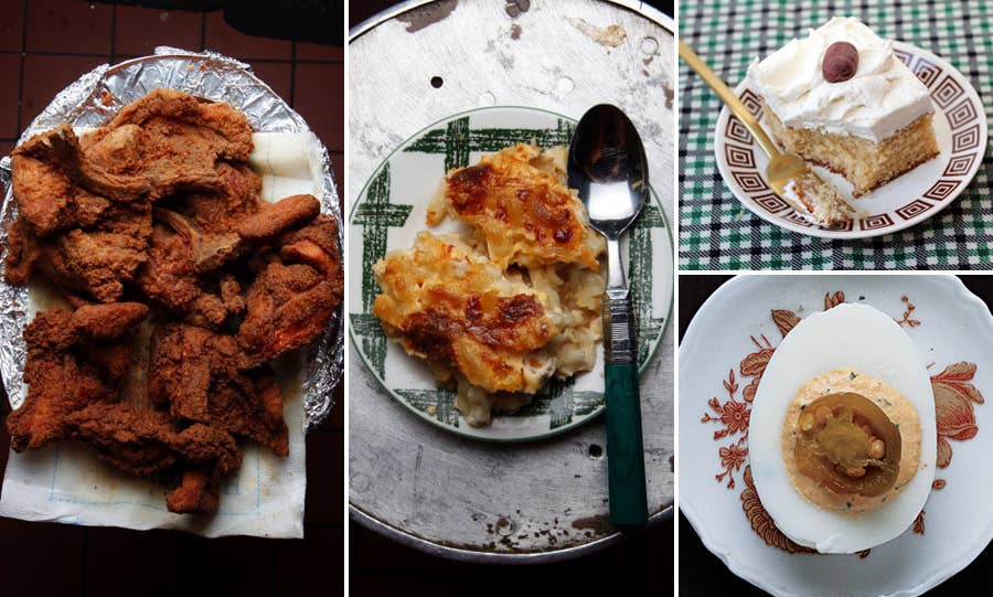 A Southern Fried Chicken Dinner