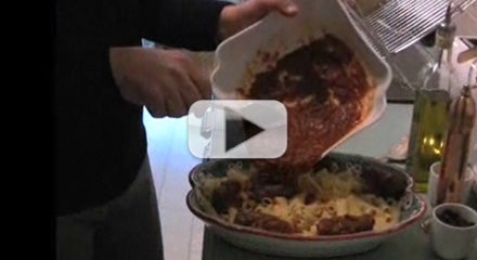 Making Ragù alla Napoletana