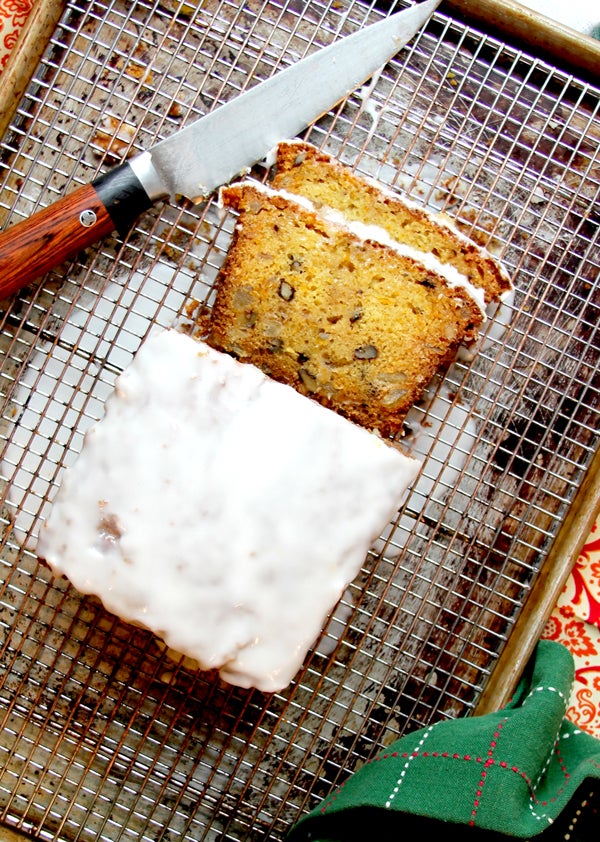 Orange, Pineapple, and Walnut Fruitcake