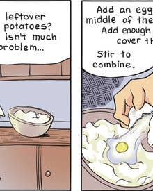 Recipe Comix: Potato Dumplings