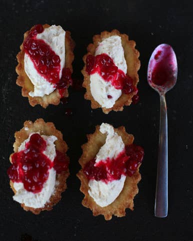 12 Days of Holiday Sweets: Almond-Cream Tartlets
