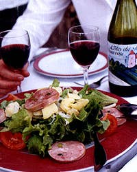 Salade Lyonnaise (Sausage and Potato Salad)