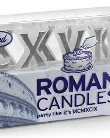 Roman Numeral Birthday Candles