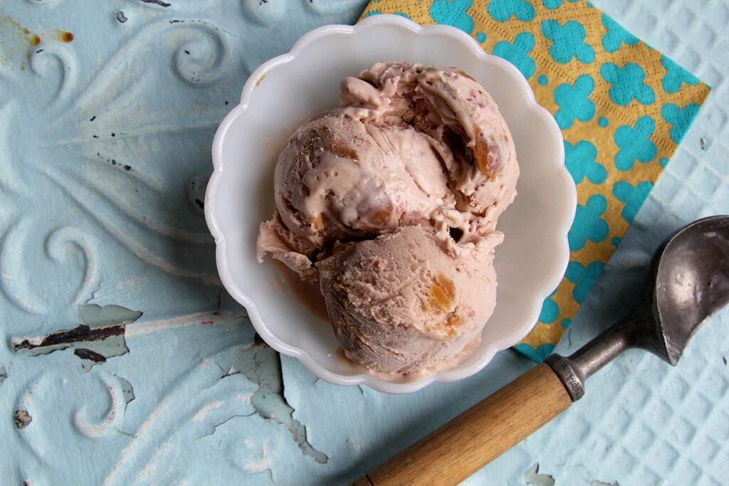 Peanut Butter and Jelly Ice Cream