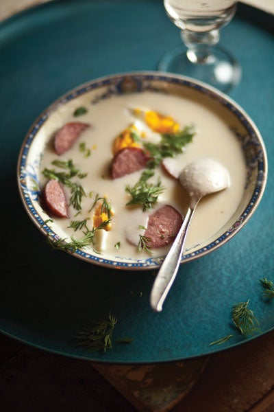 Bialy Barszcz (Polish White Borscht)