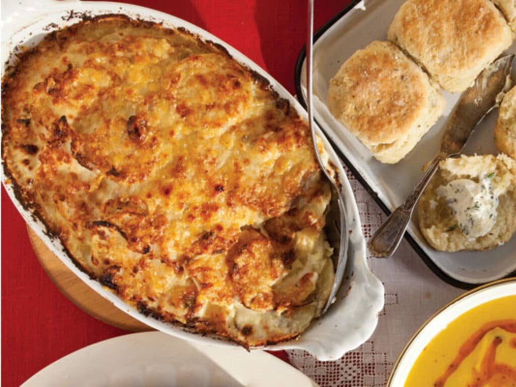 Potato and Rutabaga Gratin