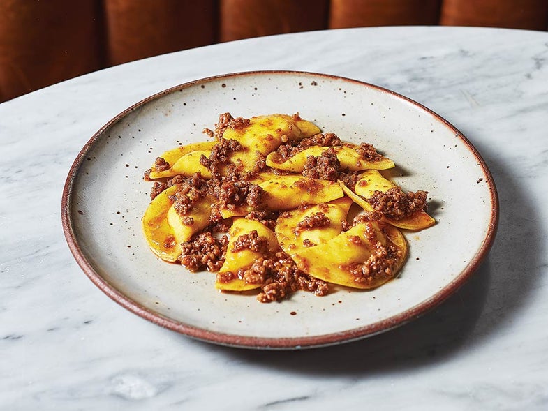 Cazini with Lamb Ragù