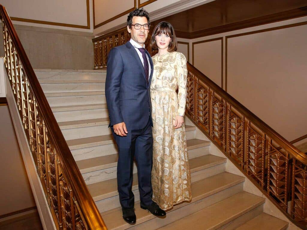 Presenter Zooey Deschanel and husband Jacob Pechenik