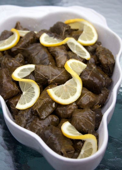 Dolmades (Stuffed Grape Leaves)