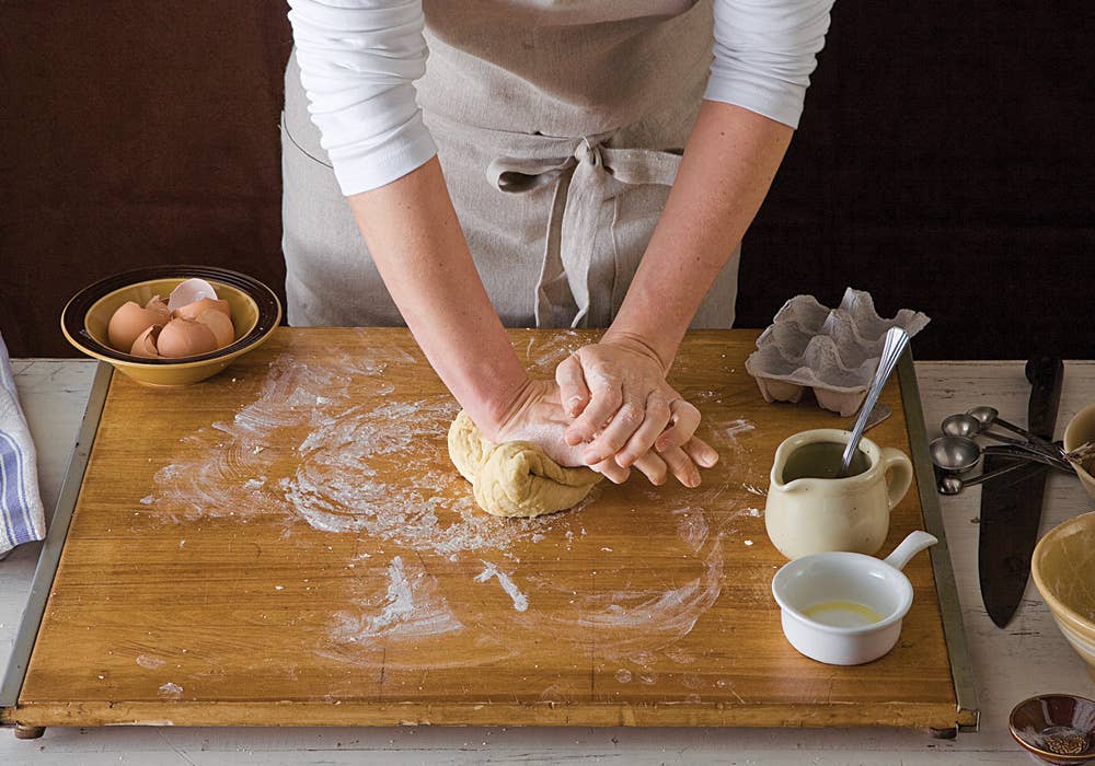 making brown butter pasta