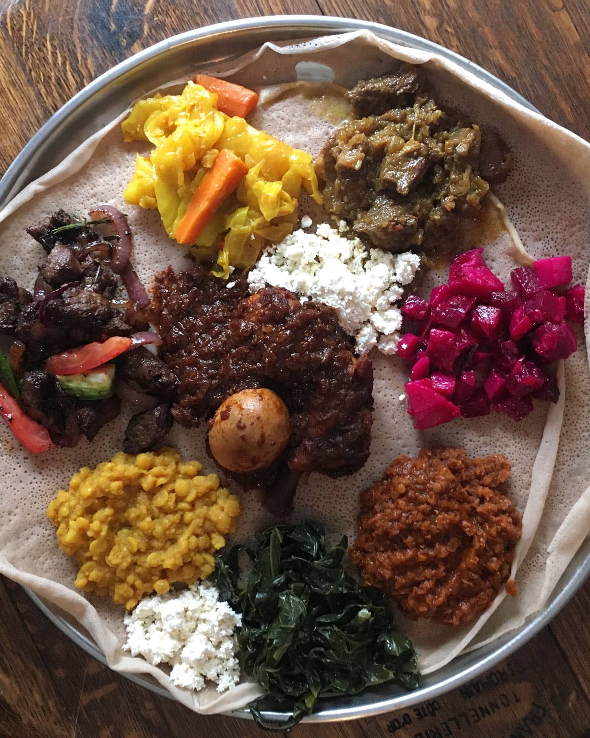 This Ethiopian Meal is a Beautiful Mosaic Meant to be Shared