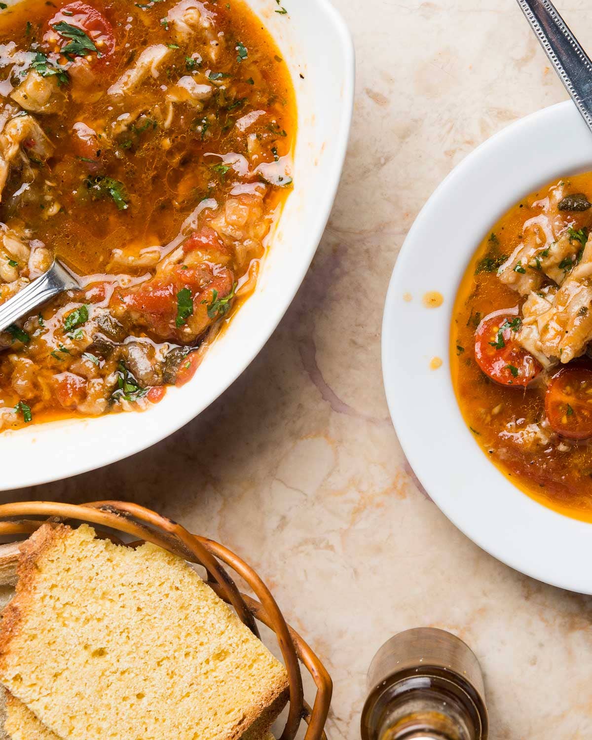 Portuguese Squid, Bean, and Sausage Stew (Feijoada de Lulas)