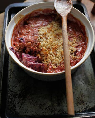Red Cabbage Gratin