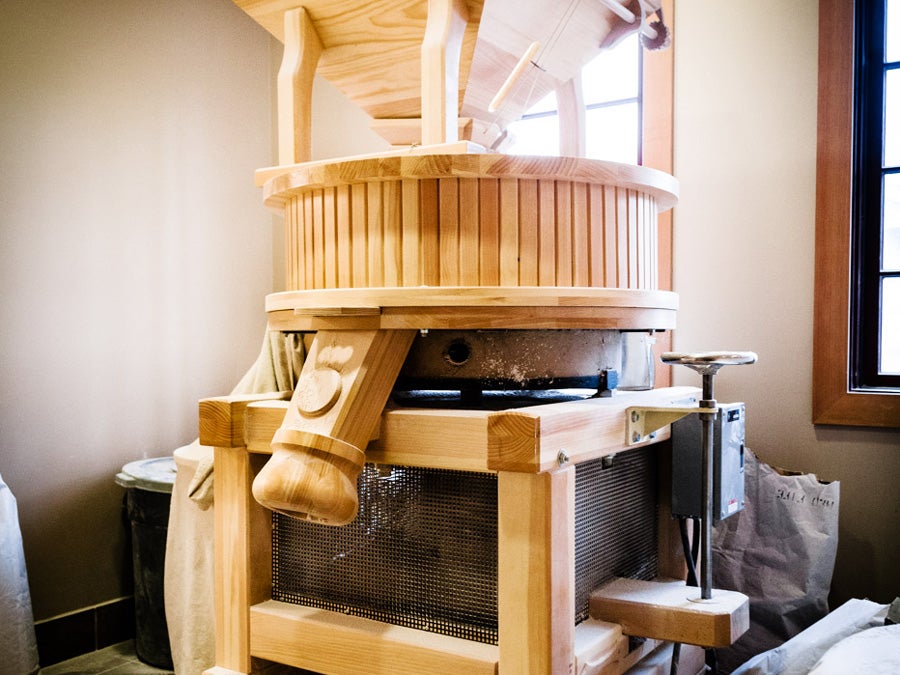 Bread mill at Tabor Bread