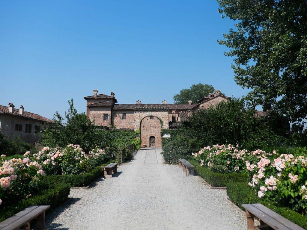 The entrance to Antica Corte Pallavicina.