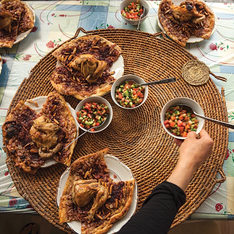 Roast Chicken with Sumac Flatbread