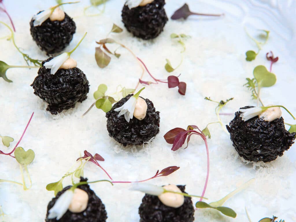 Truffle arancini balls were a crowd favorite on opening night at Scott Conant's Fusco.