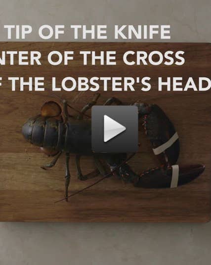 Video: How to Humanely Kill a Lobster
