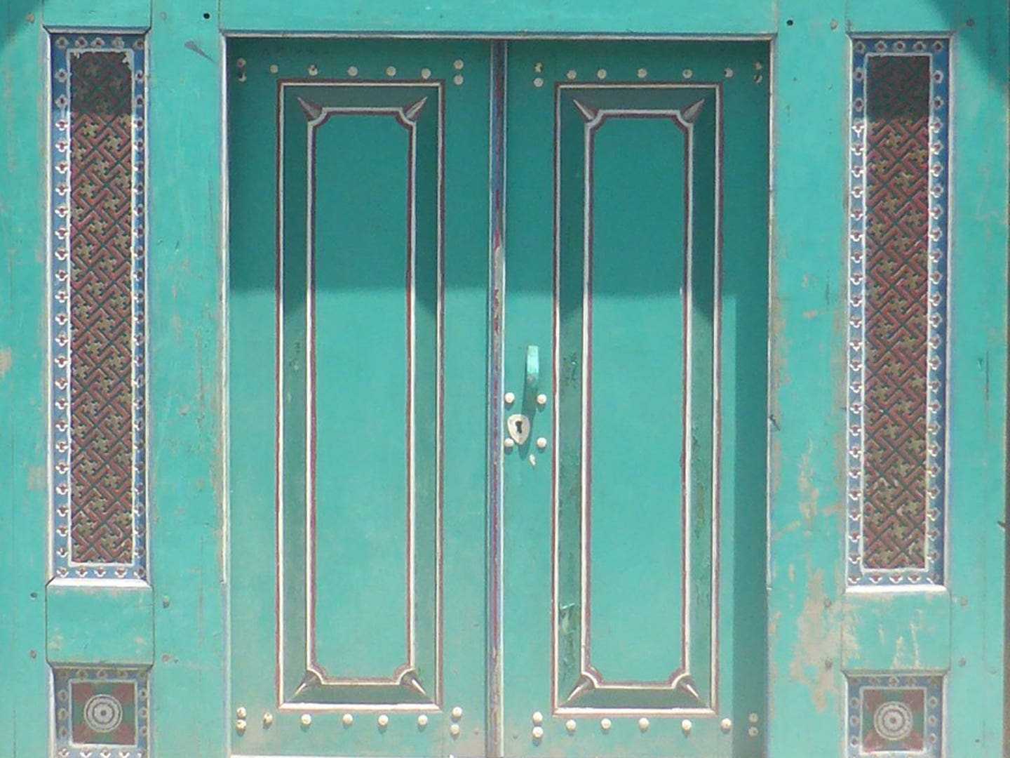 Balinese Painted Door