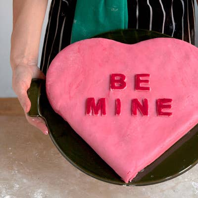 Building a Heart-Shaped Cake for Valentine’s Day