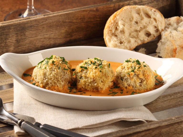 Breaded Veal Meatballs with Vodka Sauce Saveur