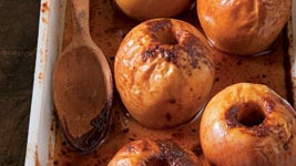 Baked Apples with Caramel Sauce