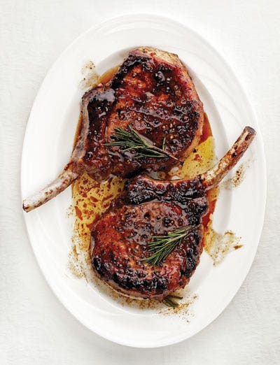 Sweet and Sour Glazed Pork Chops