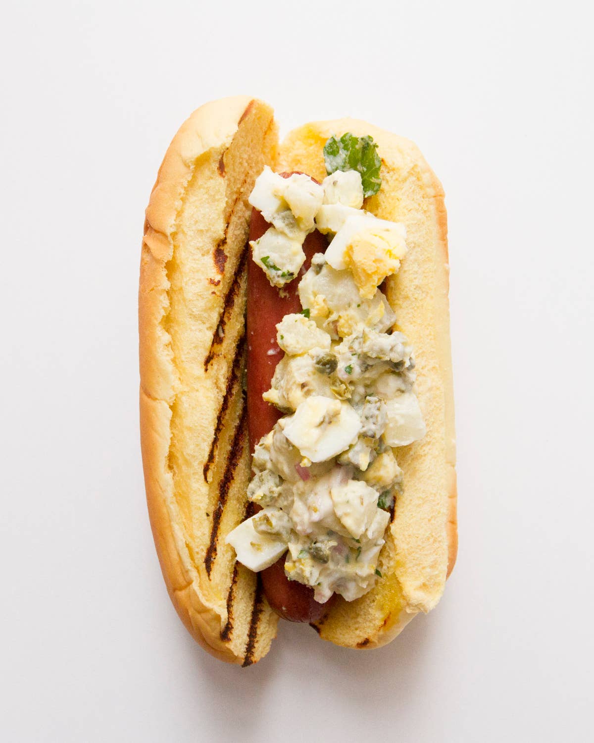 Potato Salad Hot Dog