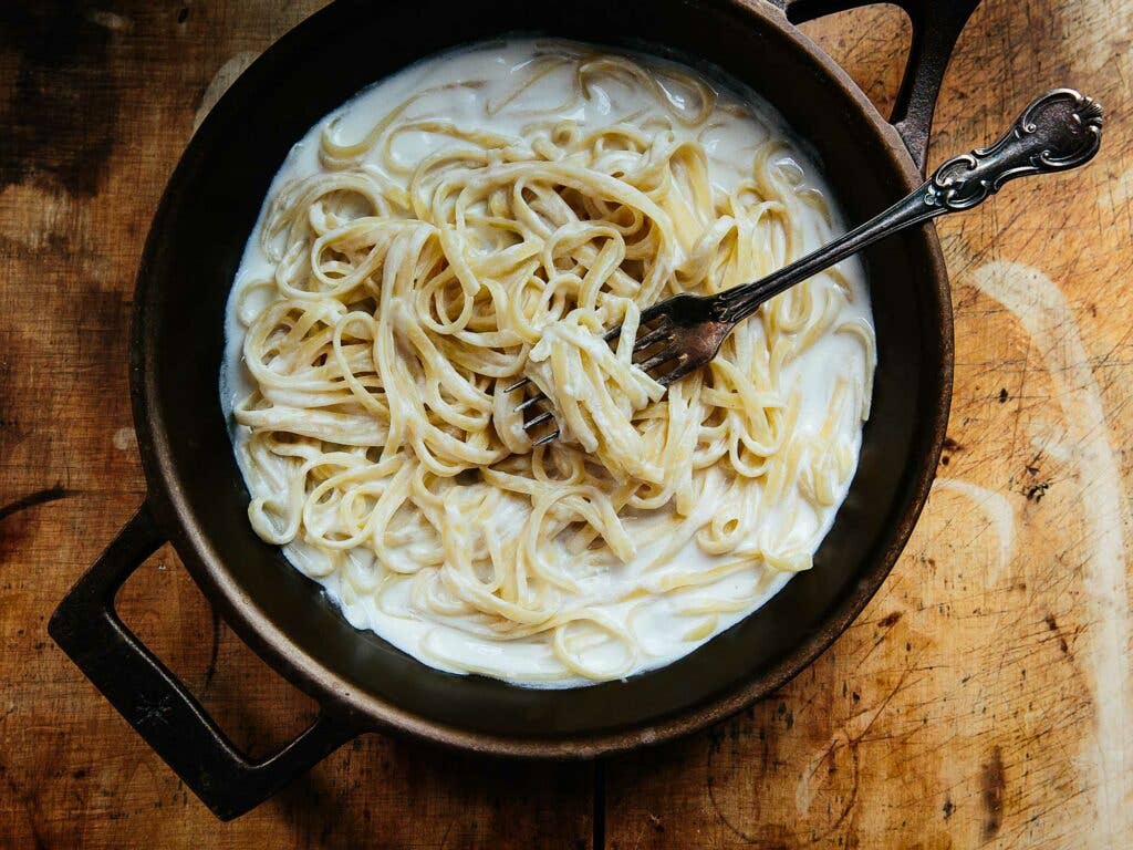 Buttermilk Fettuccine with Spiced Tomato Sauce