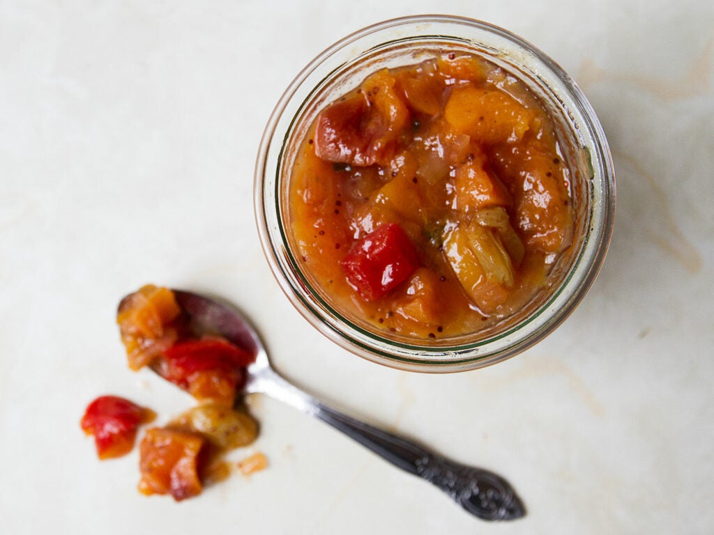 Tomato-Nectarine Chutney