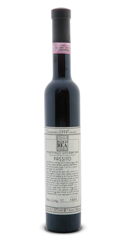 tasting notes, sagrantino wine, wines to buy, Paolo Bea Passito 2006