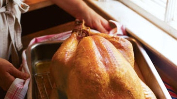 Thanksgiving Roast Turkey with Corn Bread Dressing