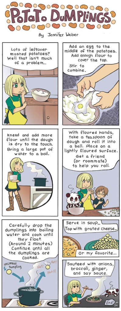 Potato Dumplings comic strip